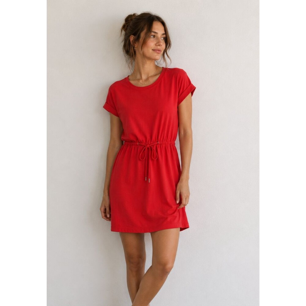 Tommy Bahama Women's Veranda Dress Poppy Cinch Waist Resort Old Money Size XXS